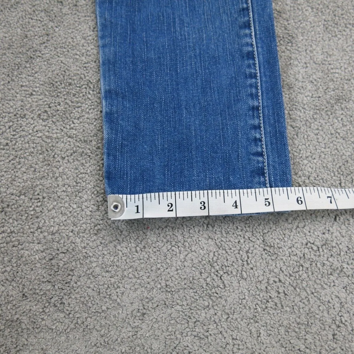 American Eagle Outfitters Women Skinny Jeans Stretch Mid Rise Cotton Blue Size 4