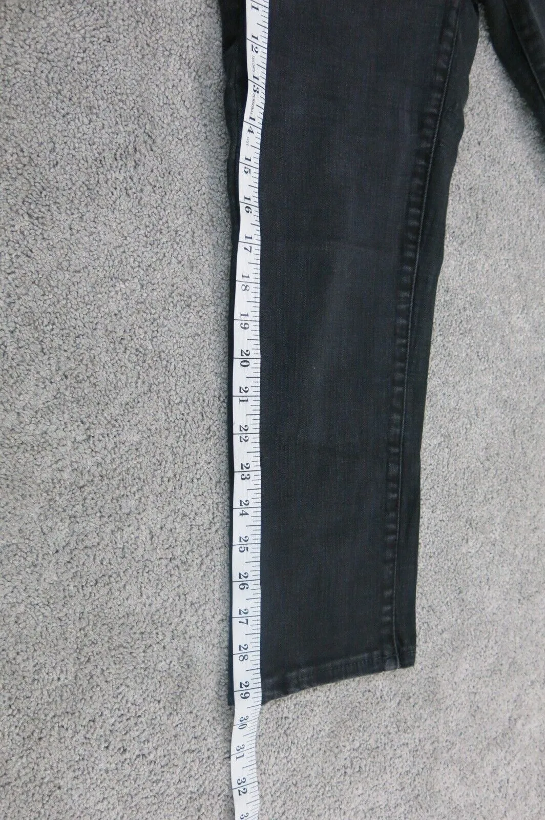 American Eagle Womens Super Stretch Jeans Skinny Leg Mid Rise Black Size 6