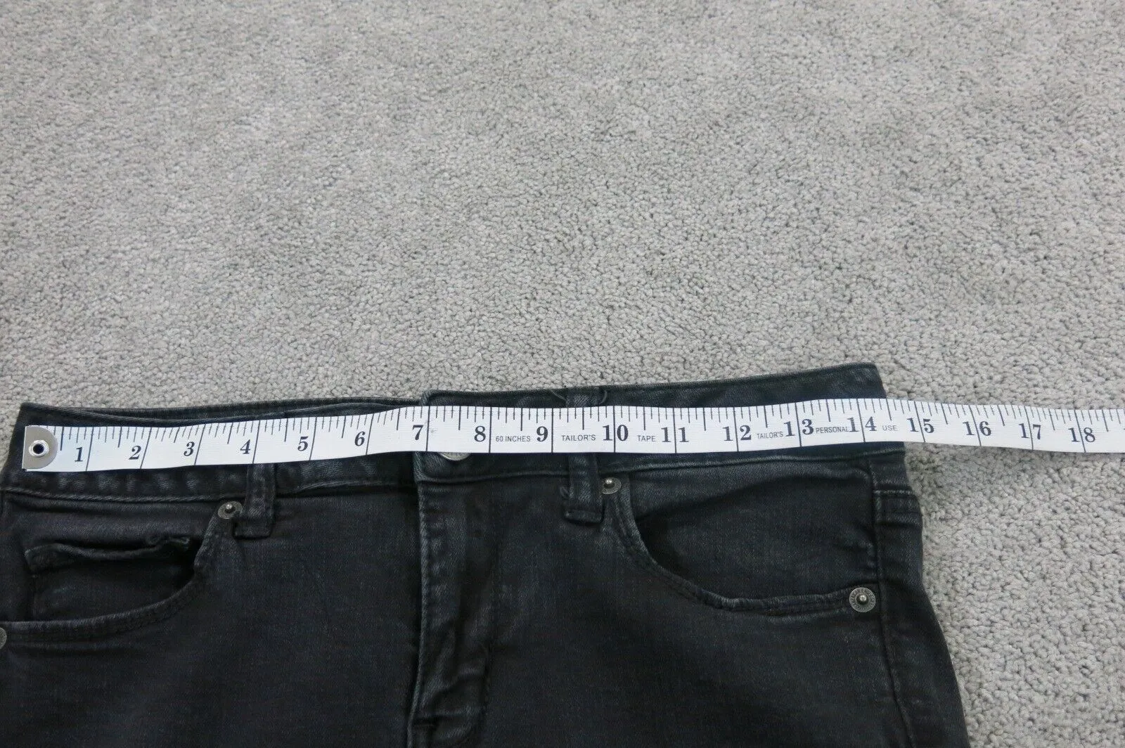 American Eagle Womens Super Stretch Jeans Skinny Leg Mid Rise Black Size 6