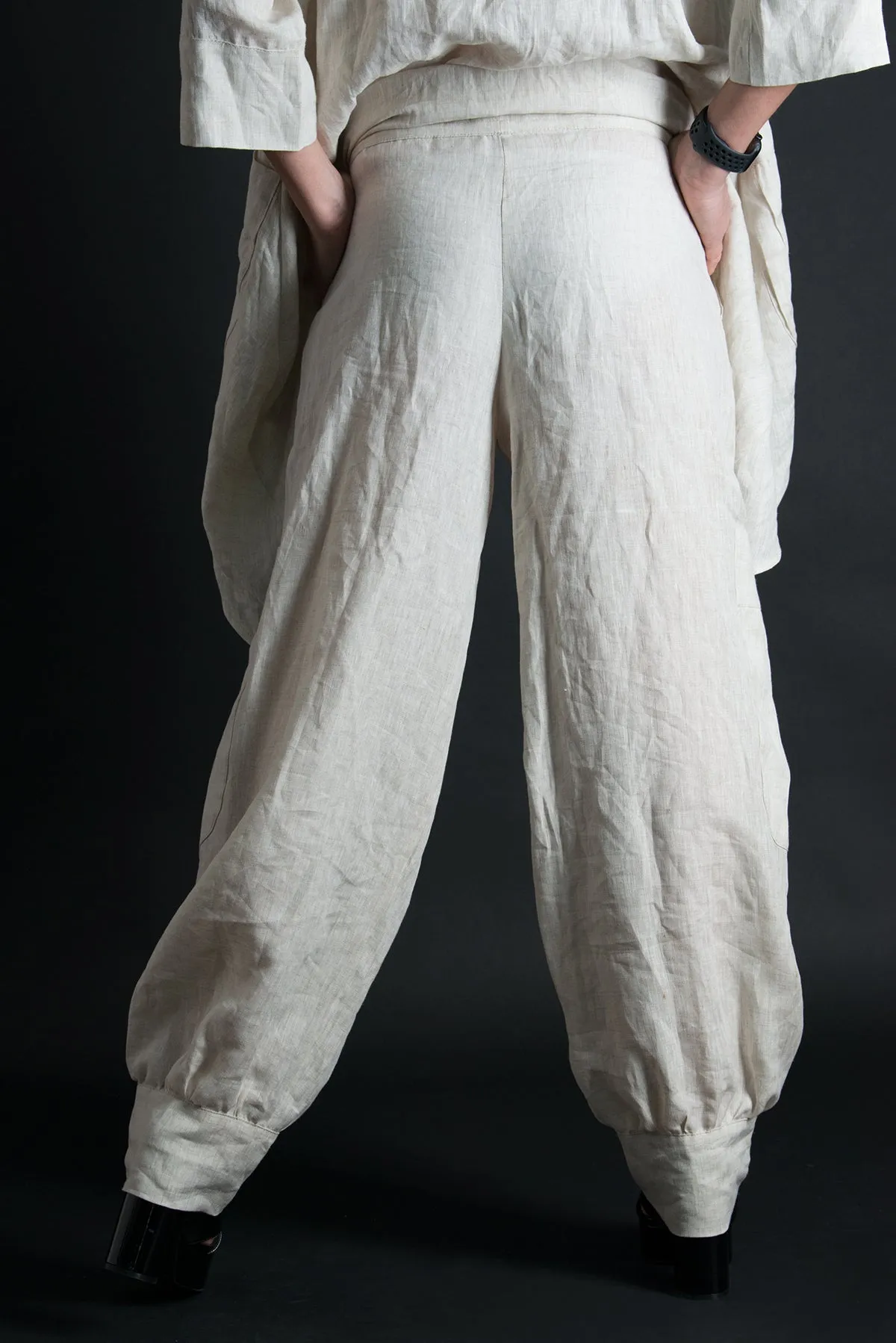 ANITA Linen Harem Loose Pants