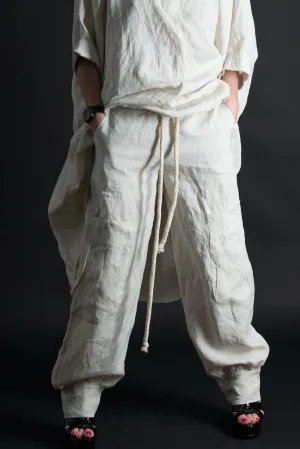ANITA Linen Harem Loose Pants