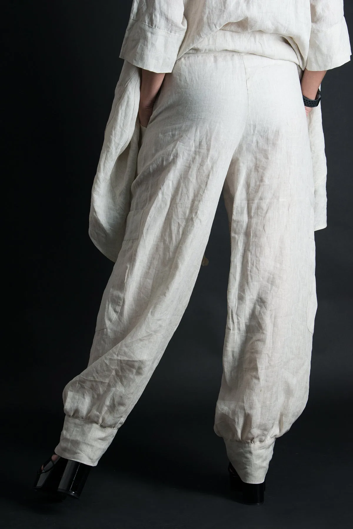 ANITA Linen Harem Loose Pants