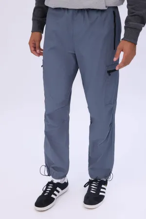 Arsenic Mens Poplin Zipper Cargo Pant