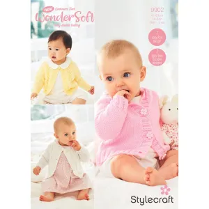 Babies Cardigans in Stylecraft New Wondersoft Dk - Digital Version 9902