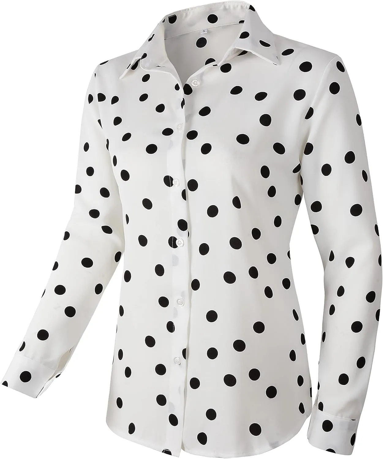 Beninos Women's Casual Blouses Long Sleeve Button Down Shirt