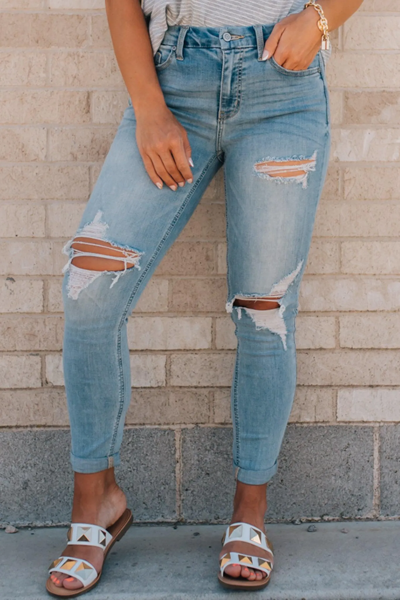 Bri High Rise Skinny Jeans