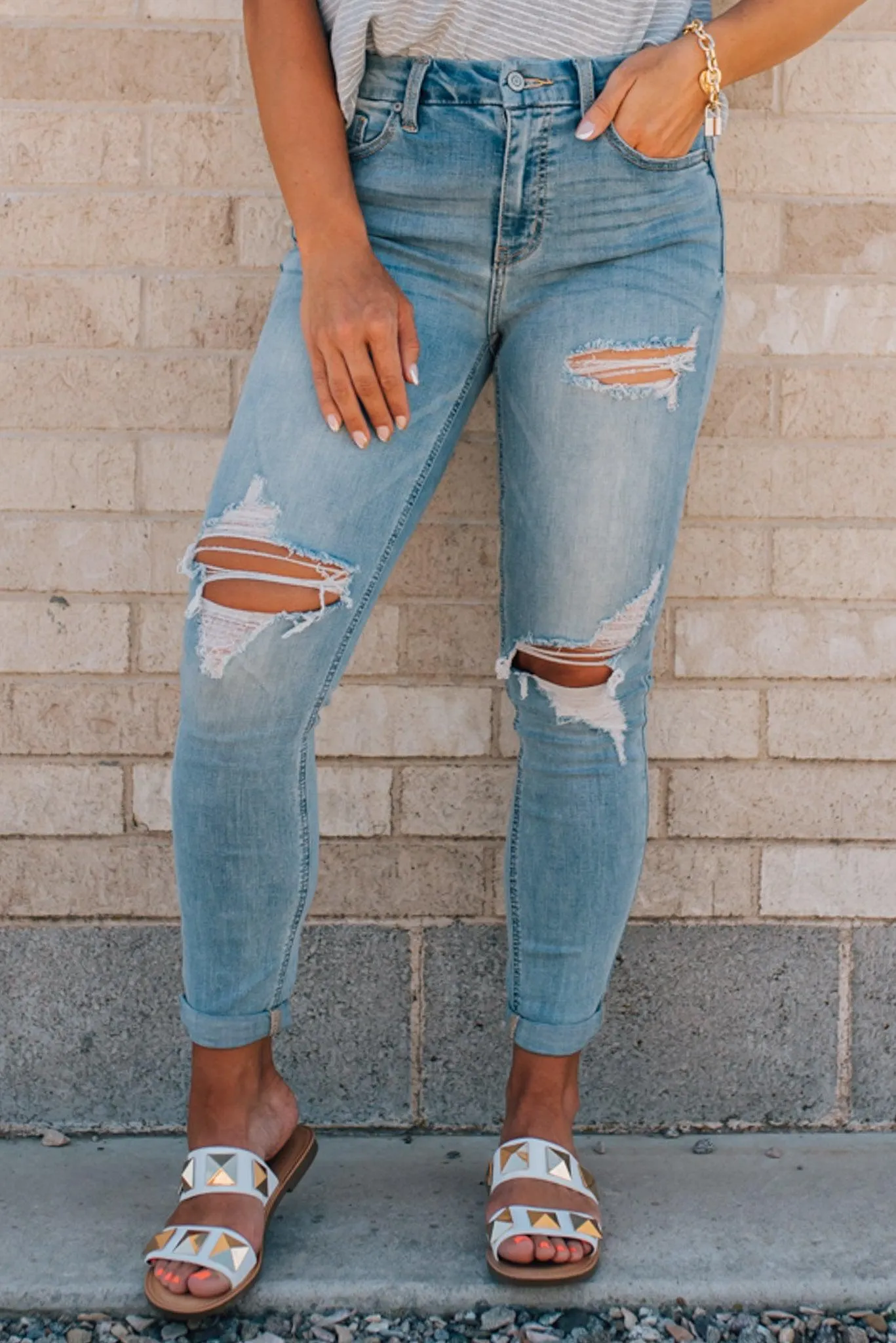 Bri High Rise Skinny Jeans