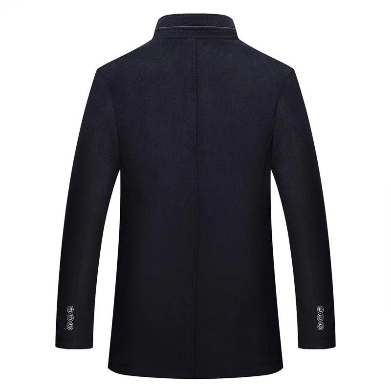 Business Gentleman Men's Coats Long