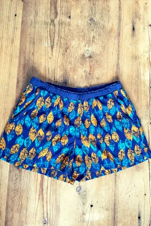 Calhoun Shorts in Batik Leaves
