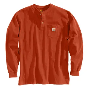 Carhartt Men's Chili Workwear Pocket Long Sleeve Henley