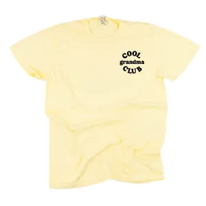 COOL Grandma CLUB - Pocket Design - SHORT SLEEVE COMFORT COLORS TEE