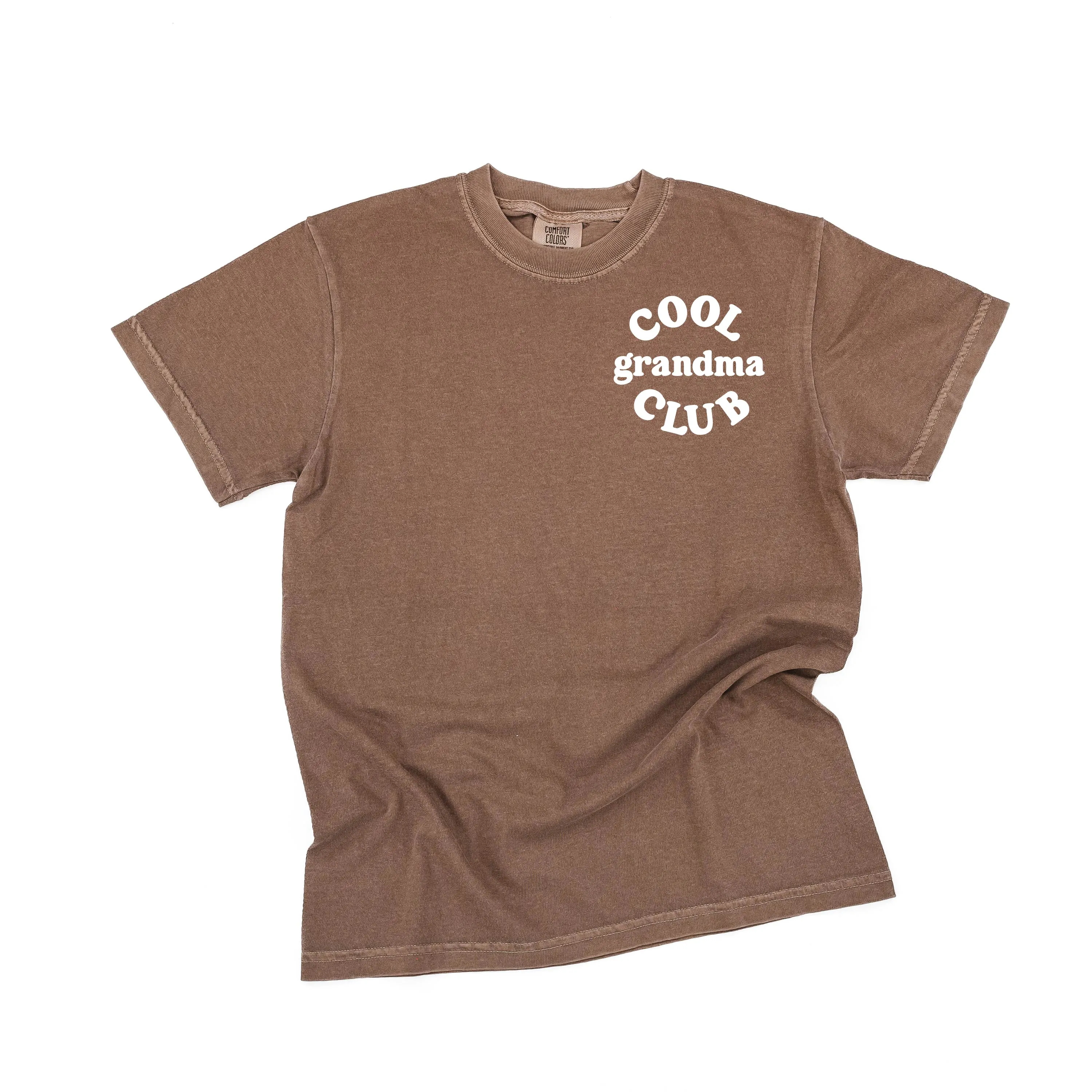 COOL Grandma CLUB - Pocket Design - SHORT SLEEVE COMFORT COLORS TEE