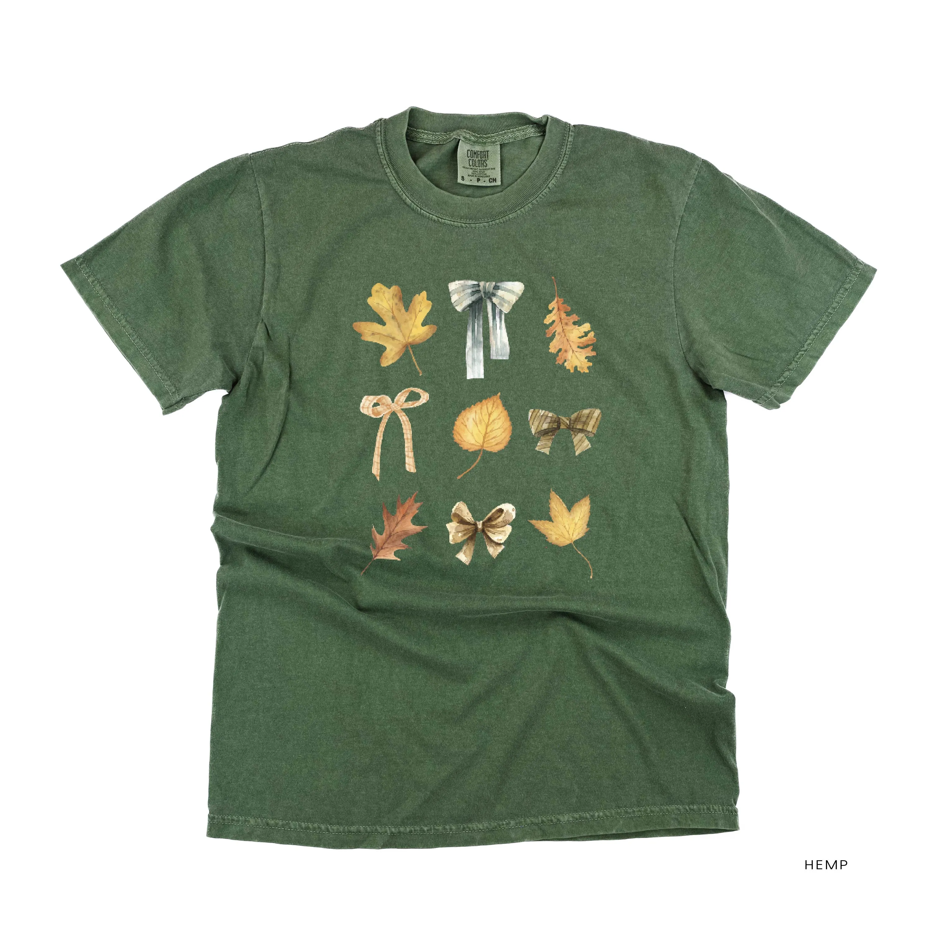 Dainty Bows and Leaves - Short Sleeve Comfort Colors Tee