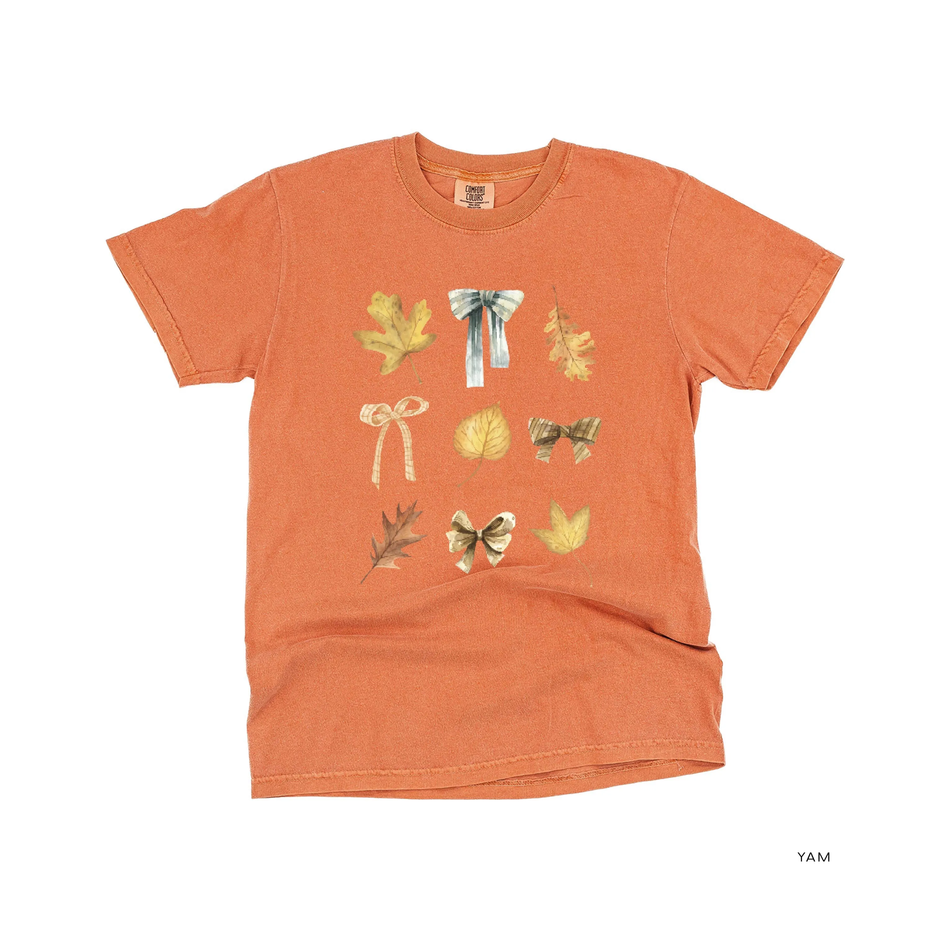 Dainty Bows and Leaves - Short Sleeve Comfort Colors Tee