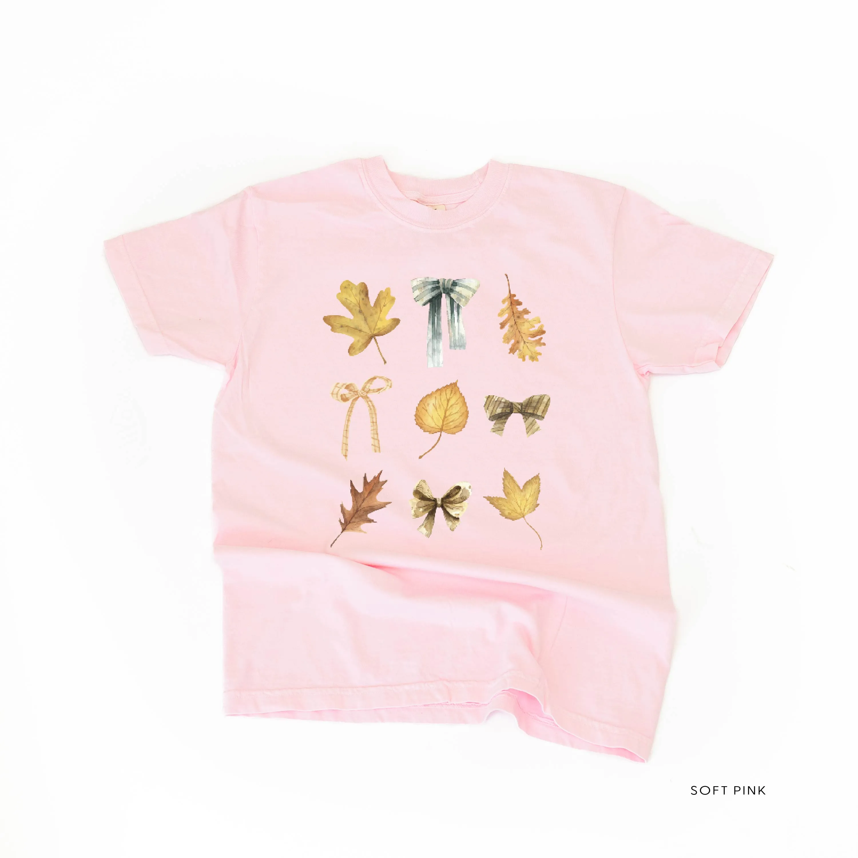 Dainty Bows and Leaves - Short Sleeve Comfort Colors Tee