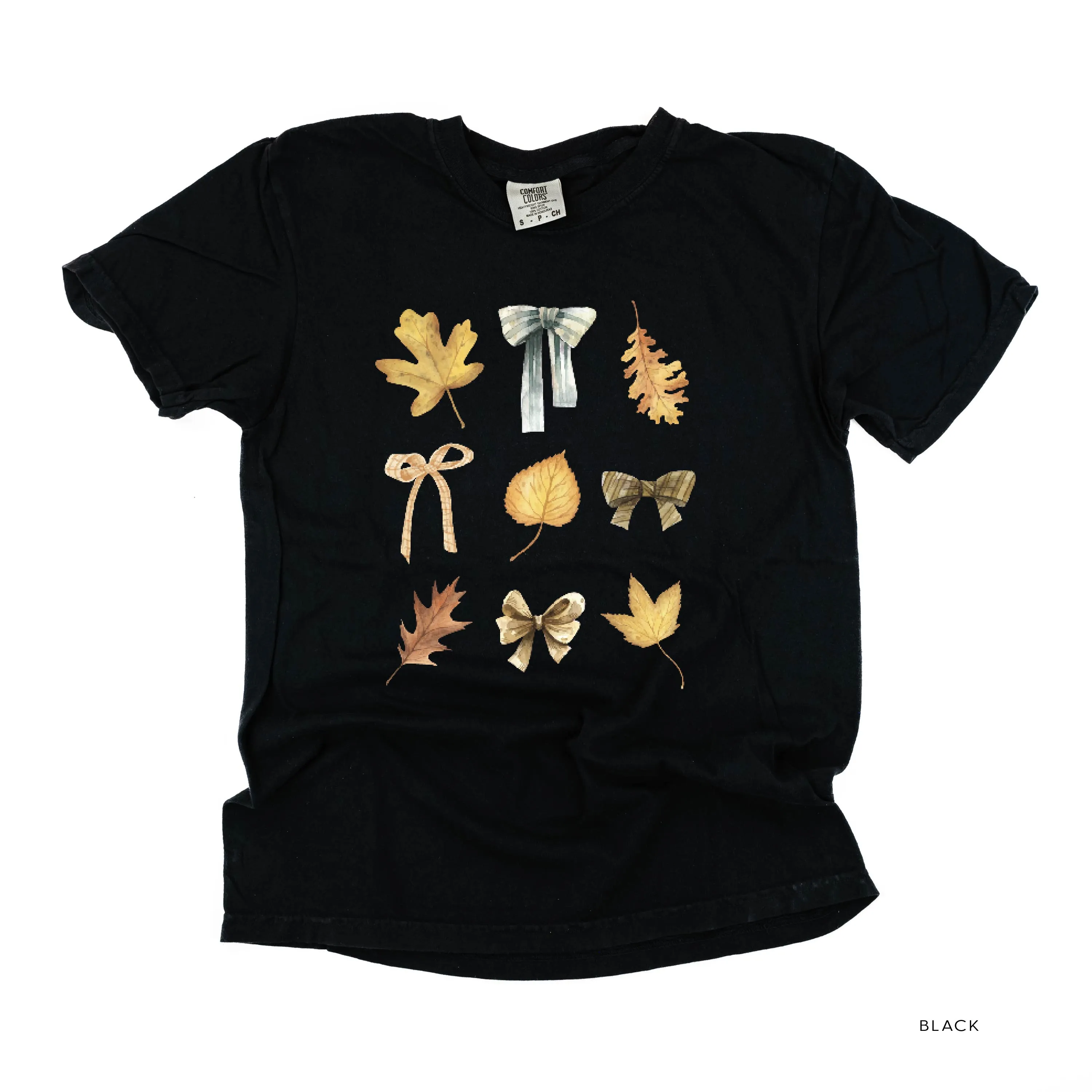 Dainty Bows and Leaves - Short Sleeve Comfort Colors Tee