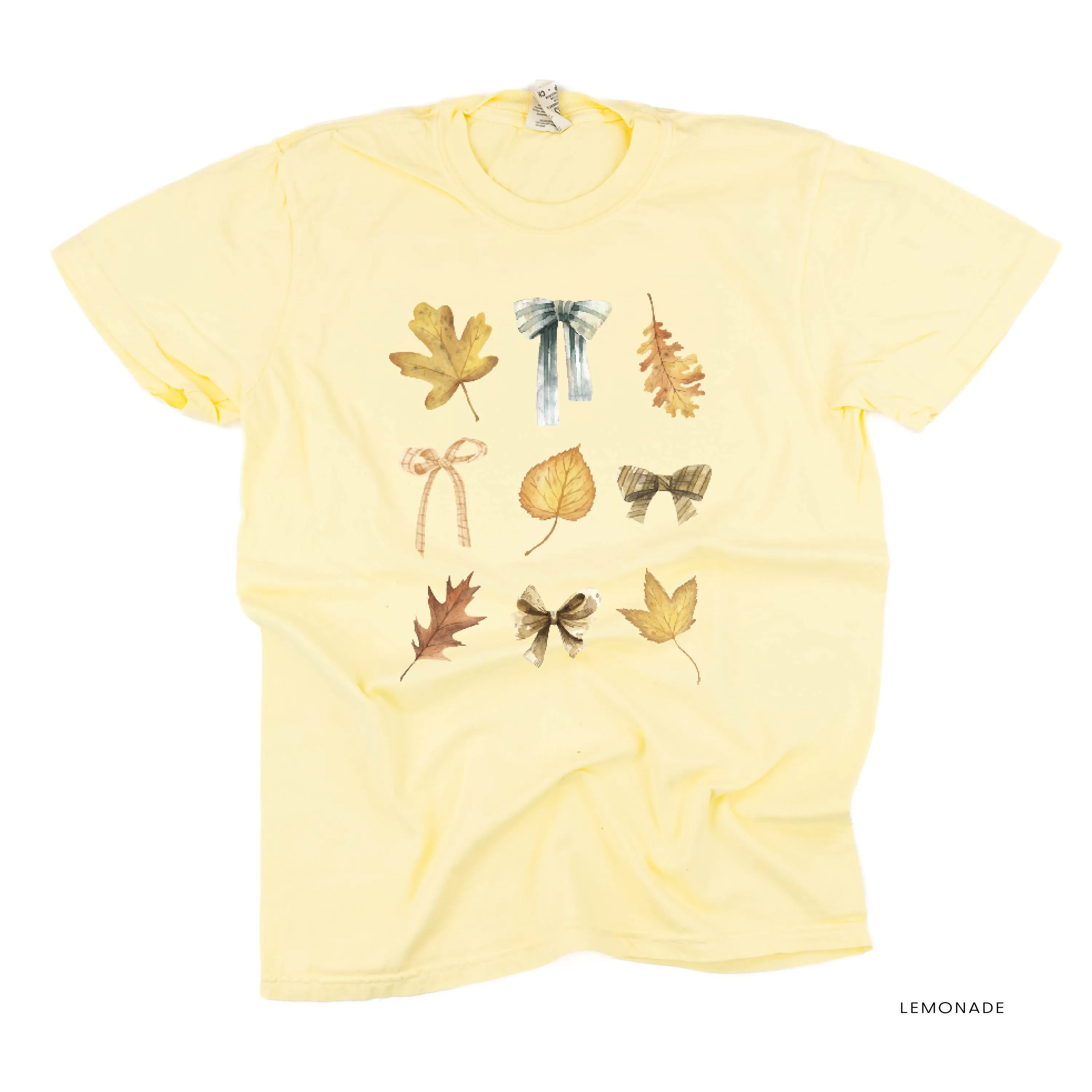 Dainty Bows and Leaves - Short Sleeve Comfort Colors Tee