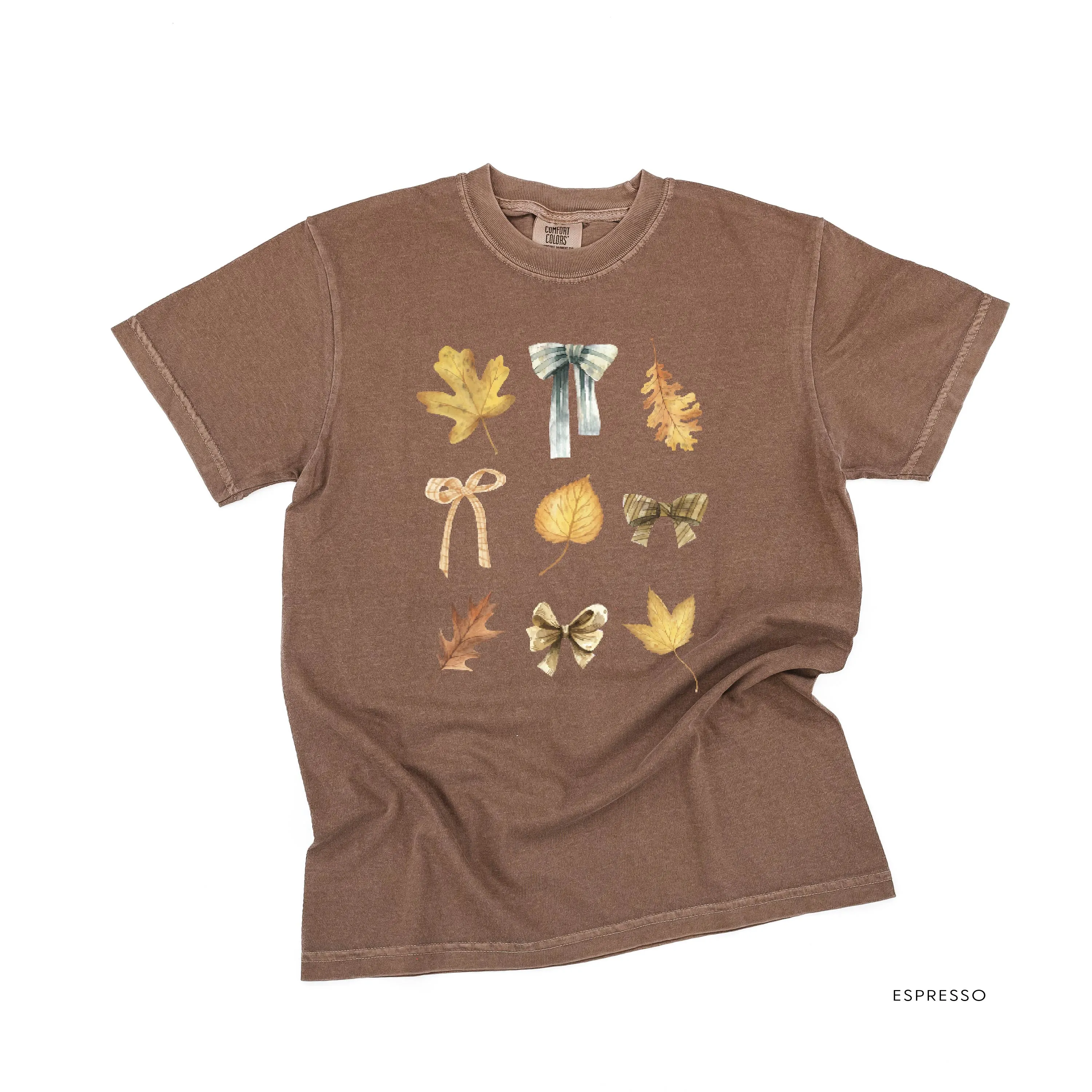 Dainty Bows and Leaves - Short Sleeve Comfort Colors Tee