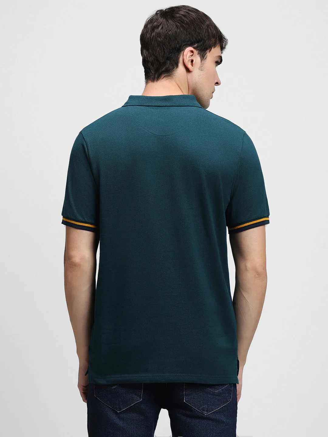 Dennis Lingo Regular Fit Polo Collar Pure Cotton T-shirt