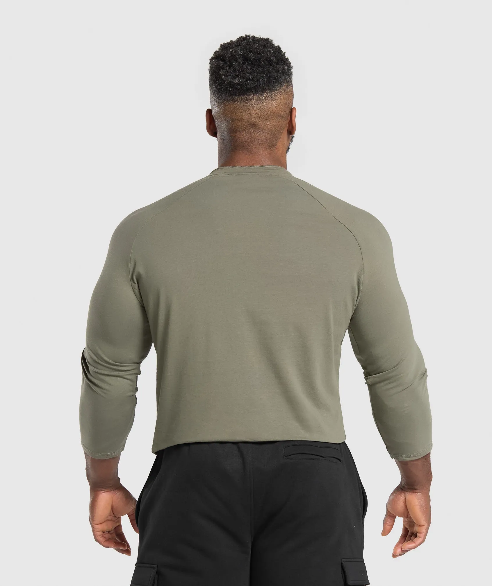 Gymshark Legacy Henley - Base Green