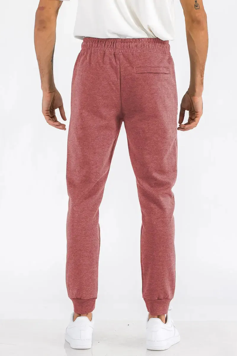 Heathered Cotton Relaxed Fit Joggers