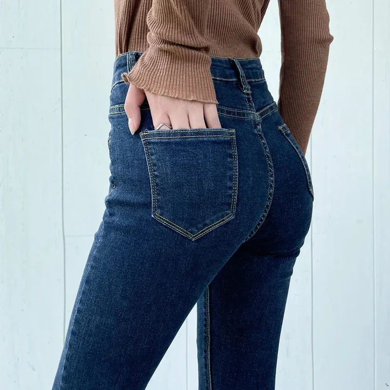 High Waist Skinny Jeans: Women's Vintage Style