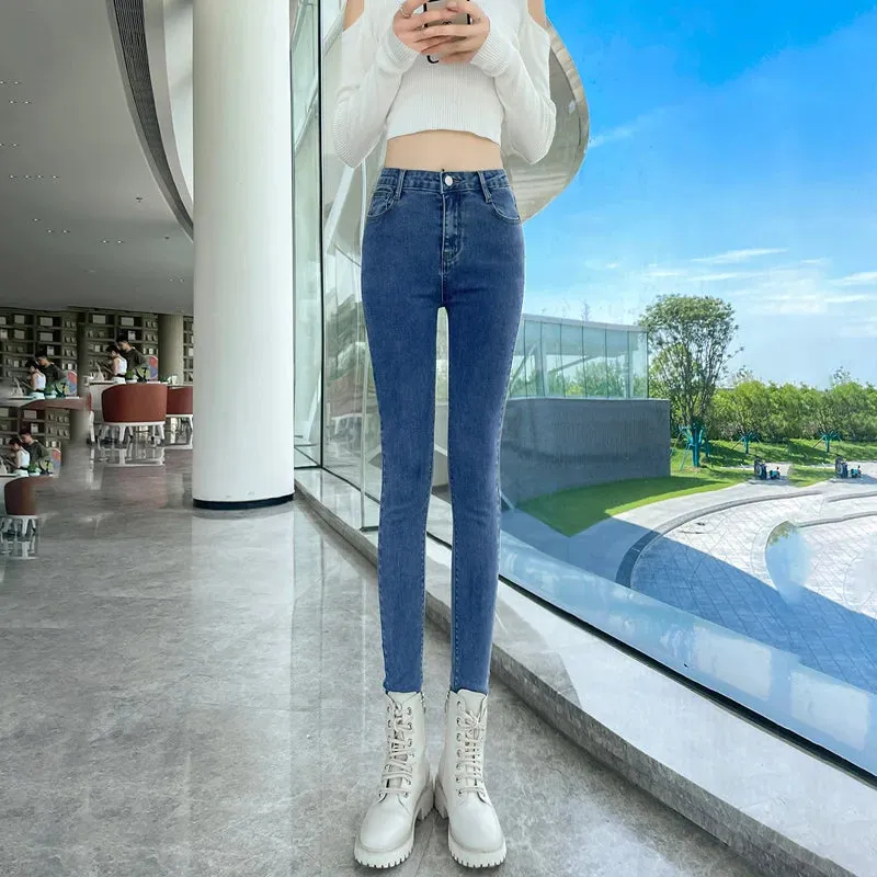 High Waist Skinny Jeans: Women's Vintage Style