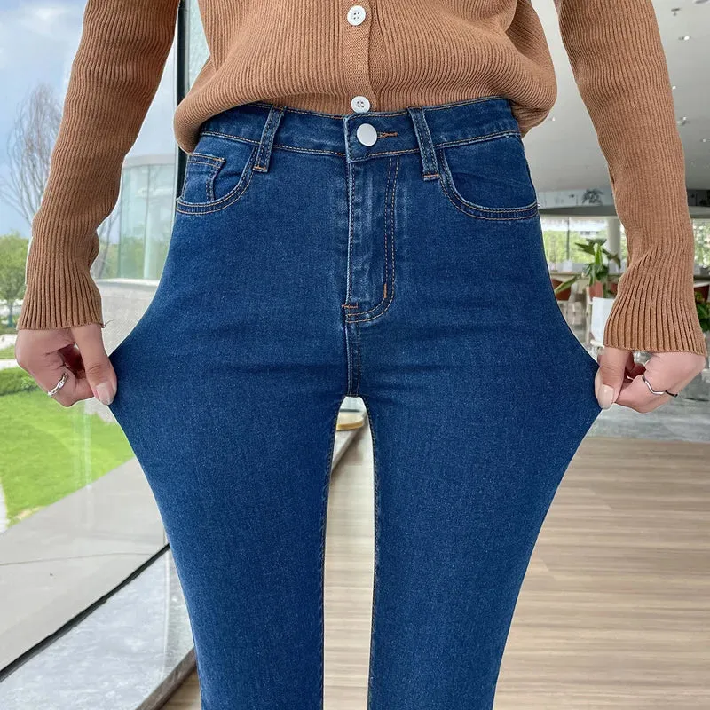 High Waist Skinny Jeans: Women's Vintage Style