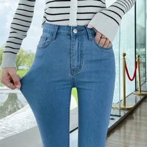 High Waist Skinny Jeans: Women's Vintage Style