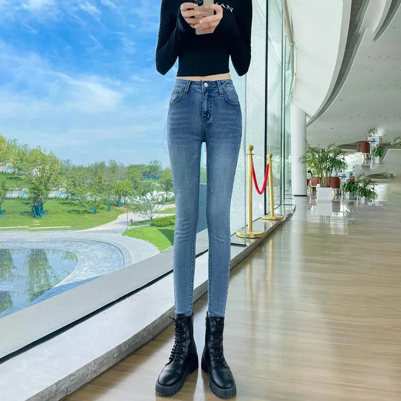 High Waist Skinny Jeans: Women's Vintage Style
