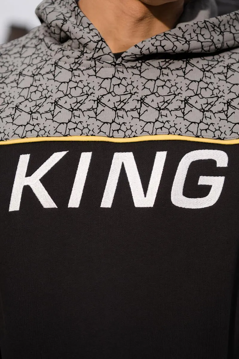 King 'Tennyson' Tracksuit Hoodie (Black/Elephant) AW21-TTTBY