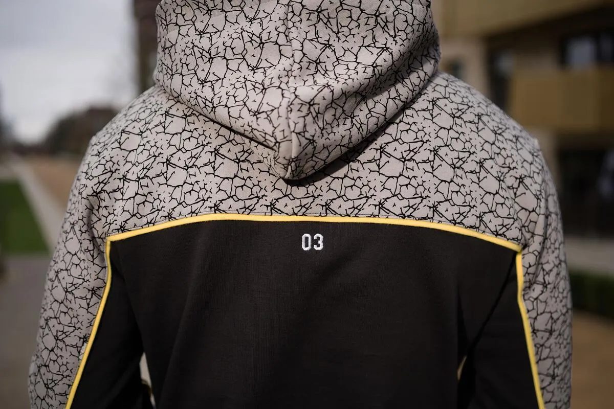 King 'Tennyson' Tracksuit Hoodie (Black/Elephant) AW21-TTTBY