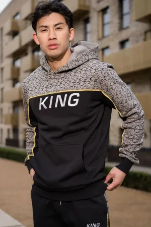 King 'Tennyson' Tracksuit Hoodie (Black/Elephant) AW21-TTTBY