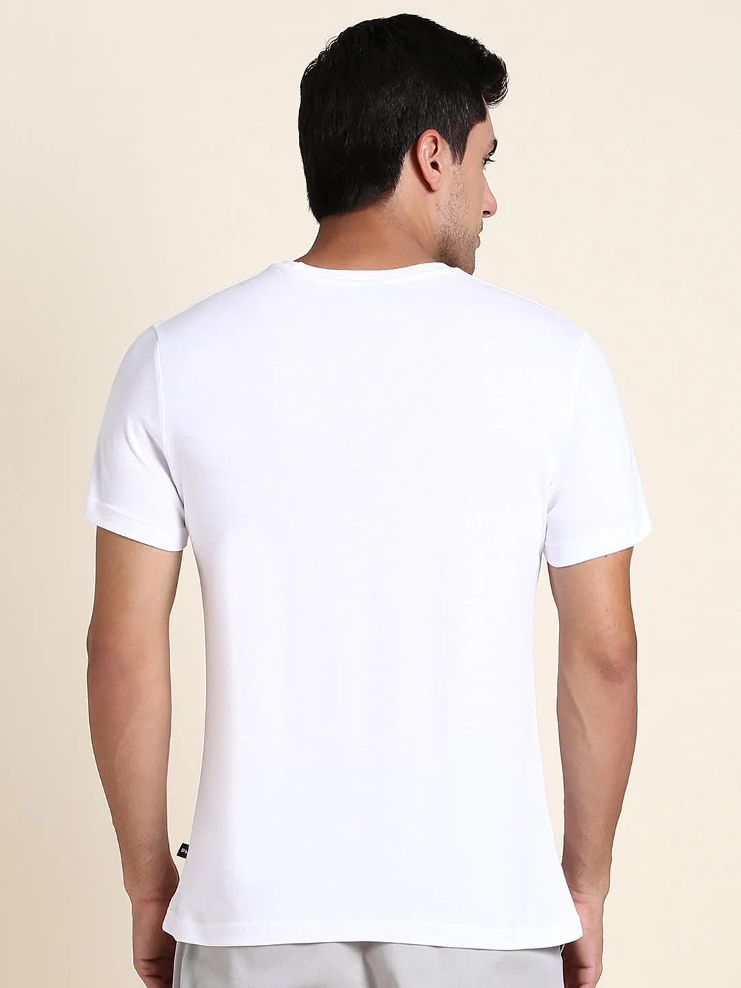 Men's White Tshirts Wardrobe Essentials Soft And Stretchy Fabric