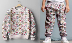 Merry & Bright Presents & Pups - Kids Sweat Separates