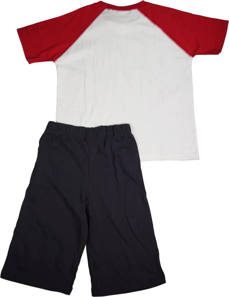 Mish Mish Infant Toddler Boys Cotton Short Sleeve Tank Tee Shirts Short Sets