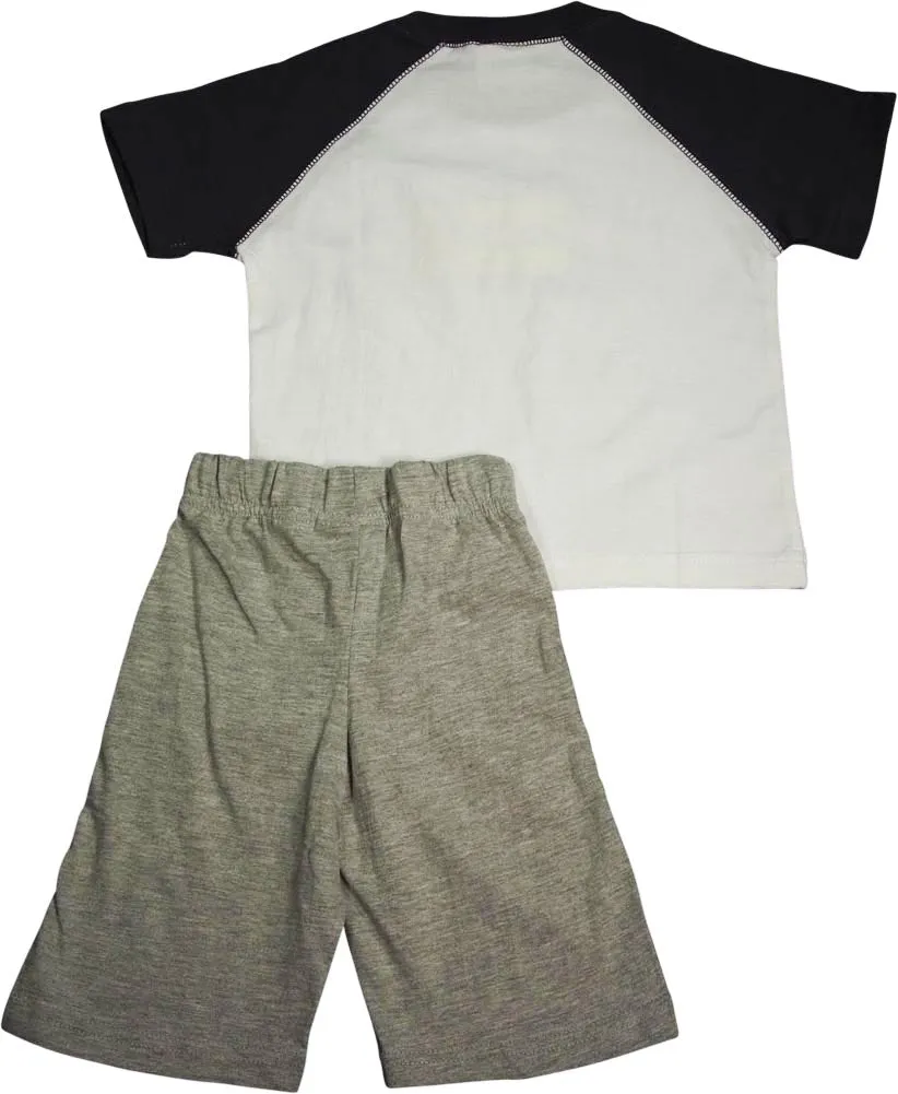 Mish Mish Infant Toddler Boys Cotton Short Sleeve Tank Tee Shirts Short Sets
