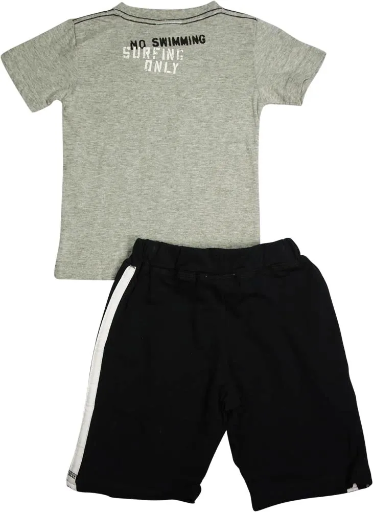 Mish Mish Infant Toddler Boys Cotton Short Sleeve Tank Tee Shirts Short Sets