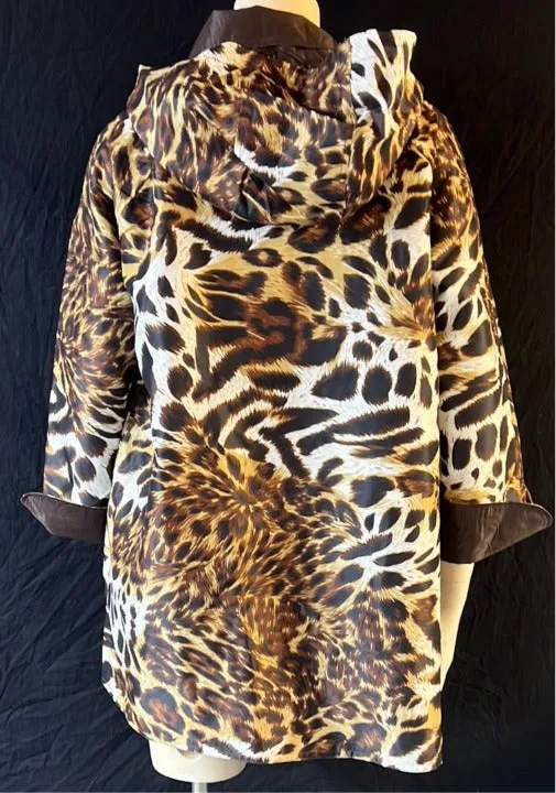 Oopéra Ladies' Reversible Animal Print Raincoat
