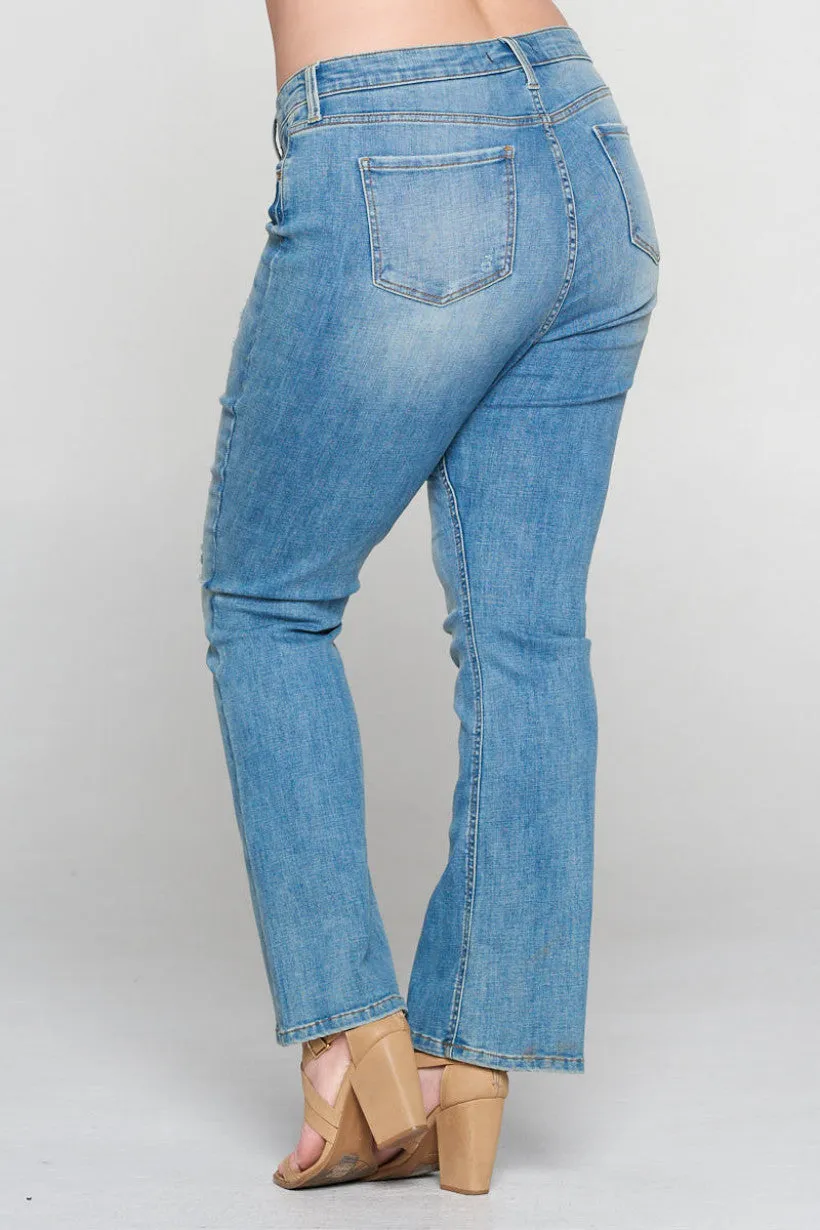 Straight Boot Cut Denim