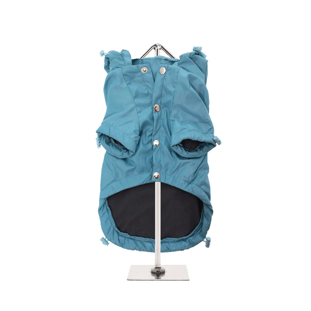 Teal Blue Rainstorm Raincoat