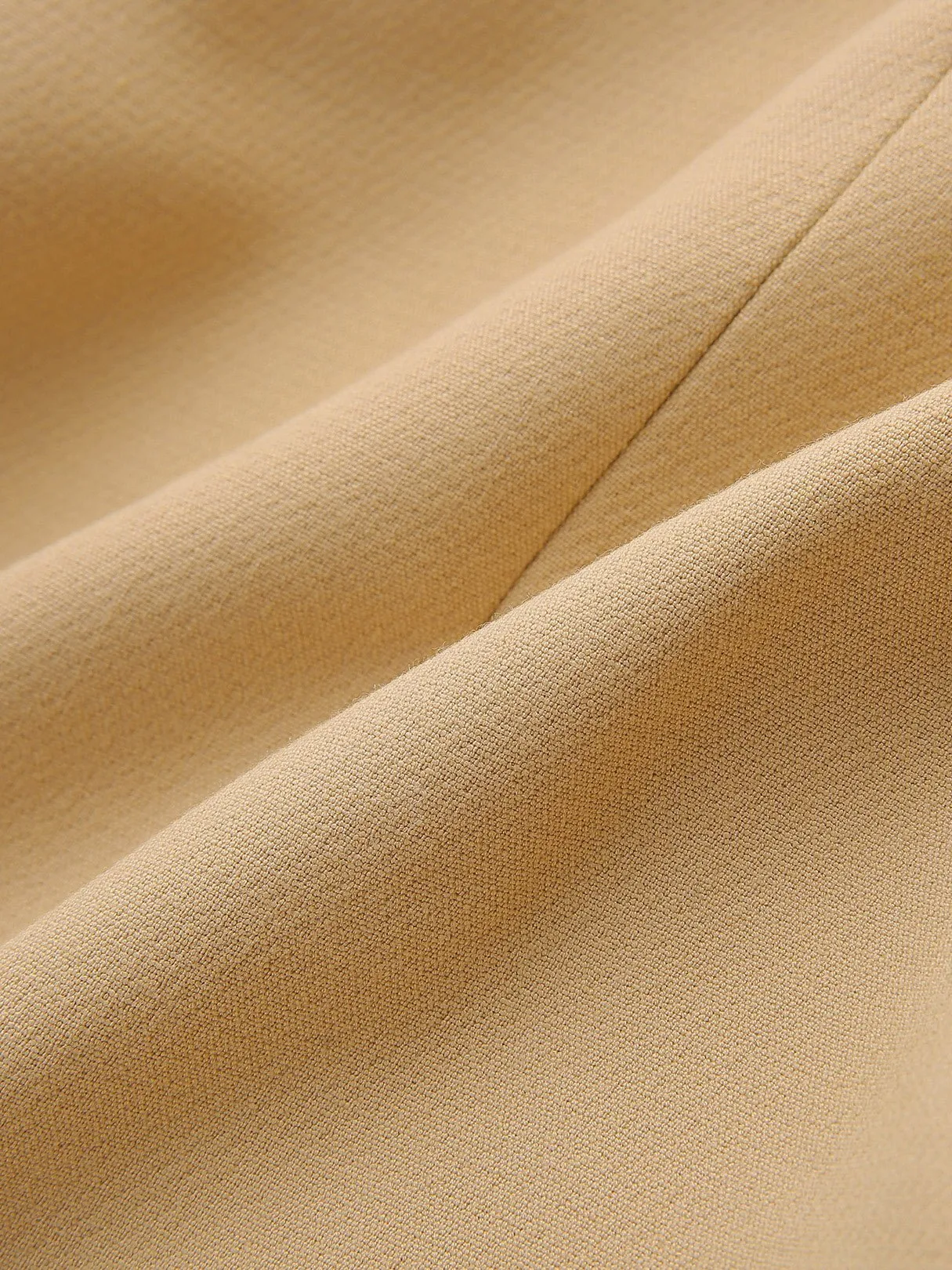 Wholesale Khaki Lapel Collar Long Sleeve Side Pockets Coats